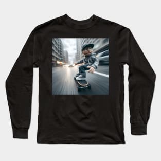 Skater puppet Long Sleeve T-Shirt